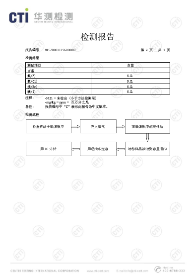 无卤素检测报告页面2